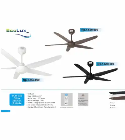 ECO-052 50in ZINNIA (5 BLADE)