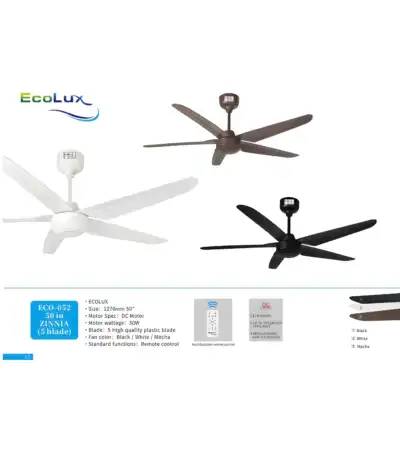 ECO-052 50in ZINNIA (5 BLADE)