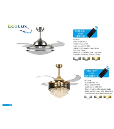 ECO-038 42in LUPINE | ECO-039 42in GARDENIA