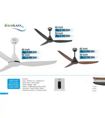 ECO-152 42in | 52in MUTIARA (3 BLADE)
