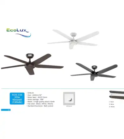 ECO-116 52in MERANTI (5 BLADE)