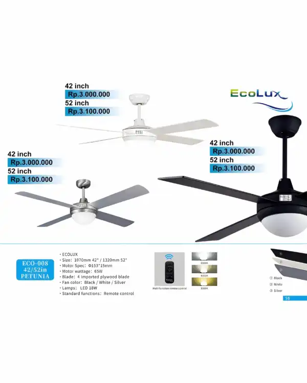 ECO-008 42in | 52in PETUNIA