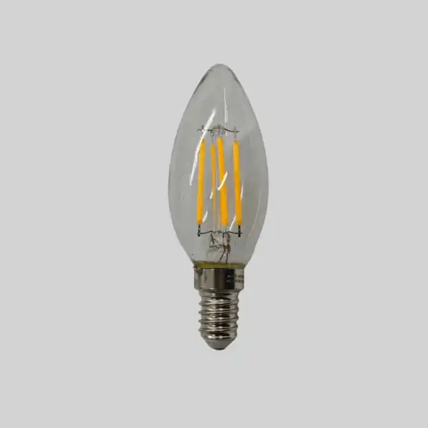 17 AUUET Candle C35 4W E14 CANDLE BULB FILAMENT 4W