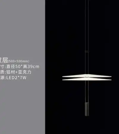 8801C-LED 2*7W D500+500MM*H390MM