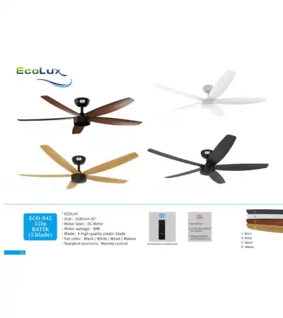 ECO-042 52in BATIK (5 BLADE)