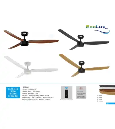 ECO-042 52in BATIK (3 BLADE)